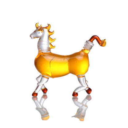 Horse Shaped Glass Decanter-Wine and Whiskey Decanter