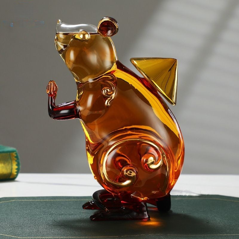 Mouse Designed Decanter For Liquor-Wine and Whiskey Decanter