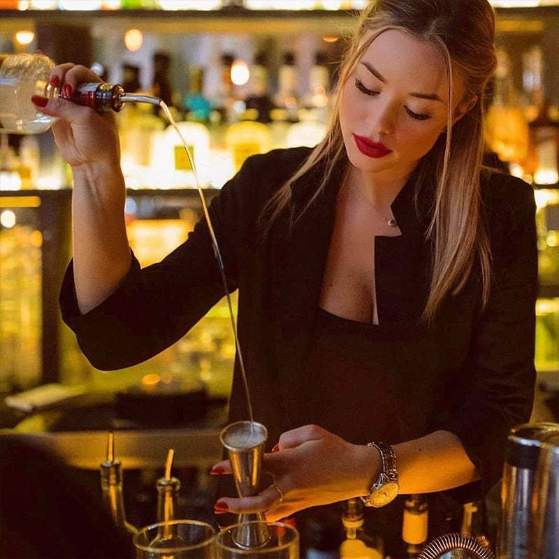 Cocktail Bar Jigger-Wine and Whiskey Decanter