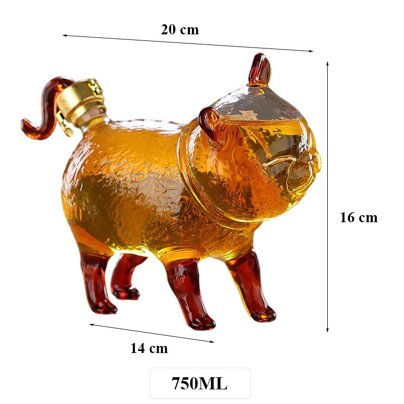 Animal Designed Decanters-Wine and Whiskey Decanter