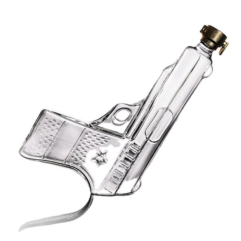 Pistol Style Glass Decanter-Wine and Whiskey Decanter