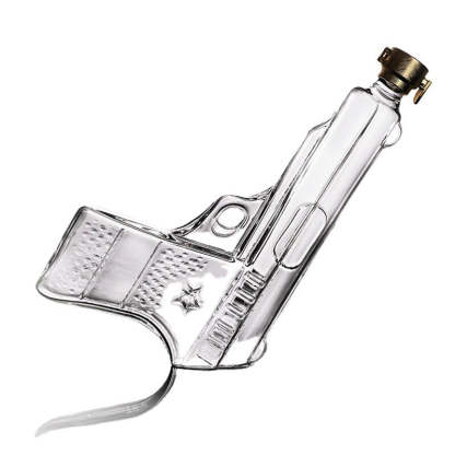 Pistol Style Glass Decanter-Wine and Whiskey Decanter