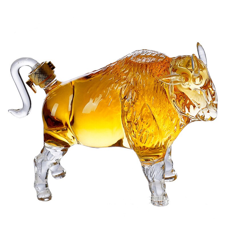 Yak Shaped Glass Decanter-Wine and Whiskey Decanter