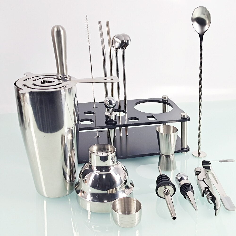 Mixology Craft Cocktail Set-Wine and Whiskey Decanter