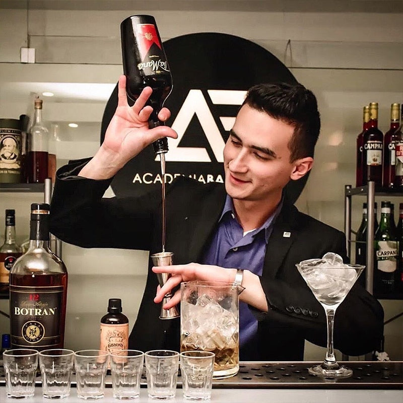 Cocktail Bar Jigger-Wine and Whiskey Decanter