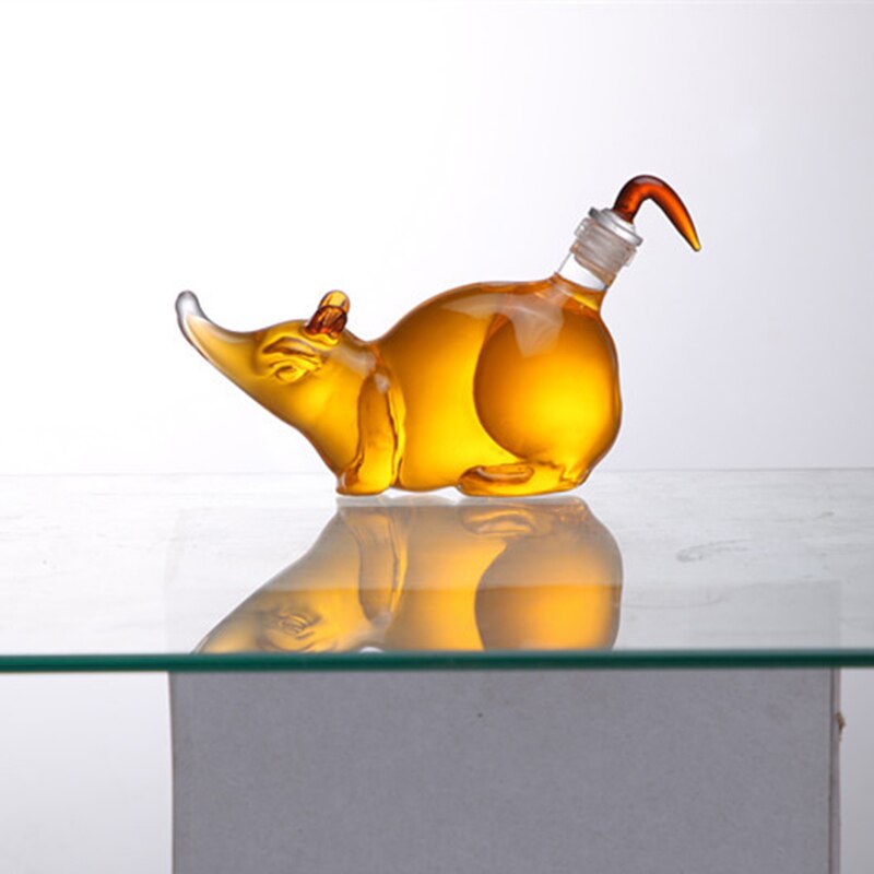 Mouse Shaped Whiskey Decanter-Wine and Whiskey Decanter