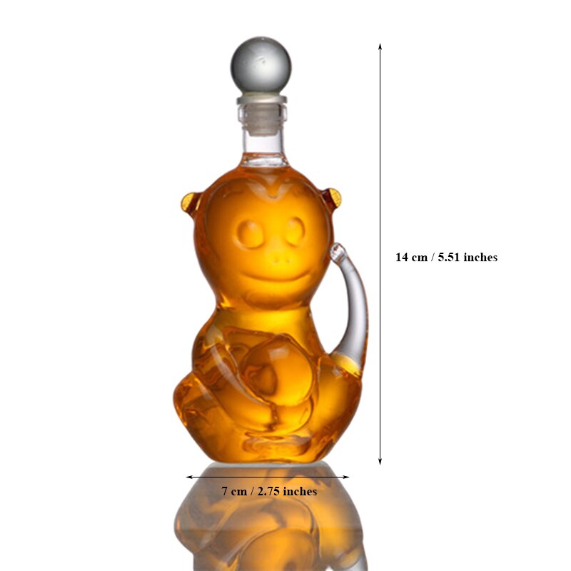 Monkey Shaped Barware Whiskey Decanter-Wine and Whiskey Decanter