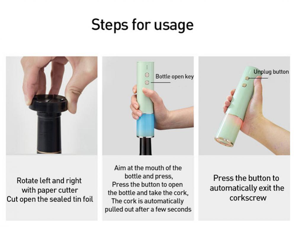Rechargeable Wine Corkscrew