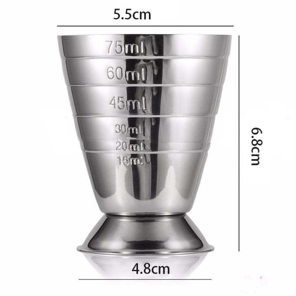 Stainless Steel Cocktail Measure Cup-Wine and Whiskey Decanter