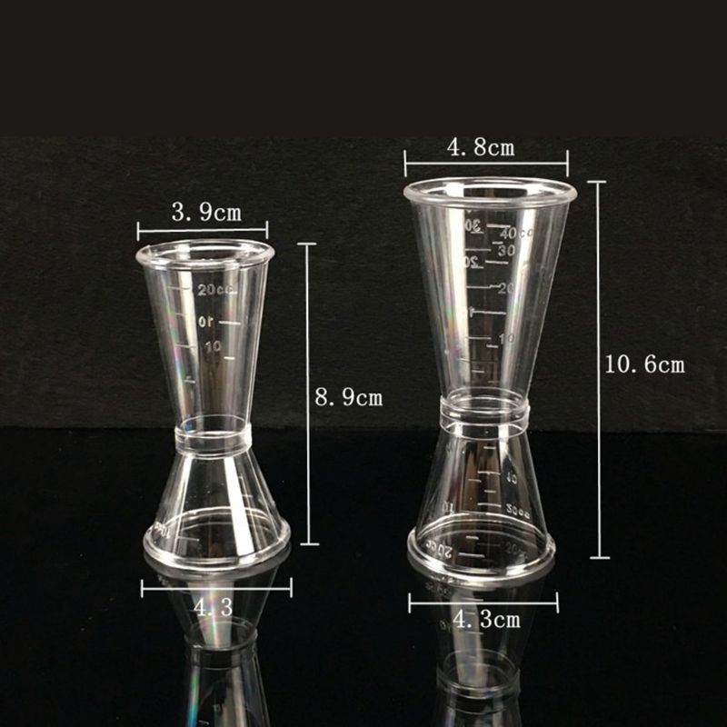 Clear Resin Cocktail Jigger-Wine and Whiskey Decanter