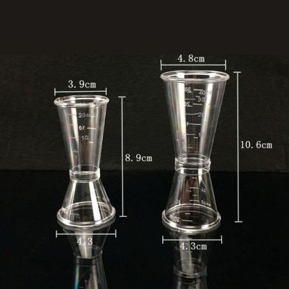 Clear Resin Cocktail Jigger-Wine and Whiskey Decanter