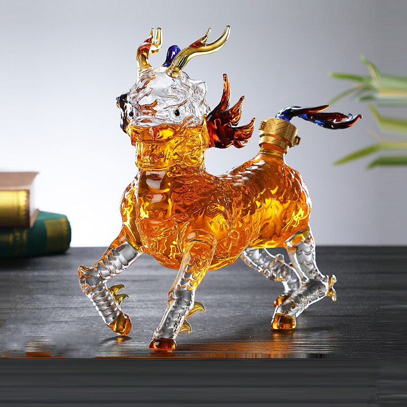 Kirin Shaped Liquor Decanter-Wine and Whiskey Decanter