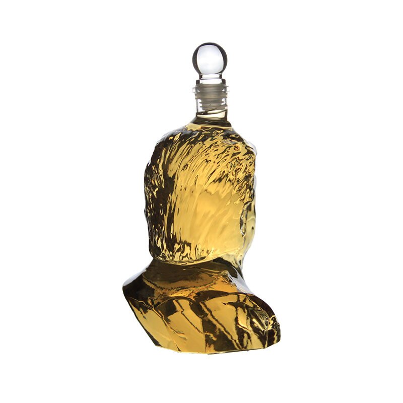 Trump Head Style Lead-Free Whiskey Decanter-Wine and Whiskey Decanter