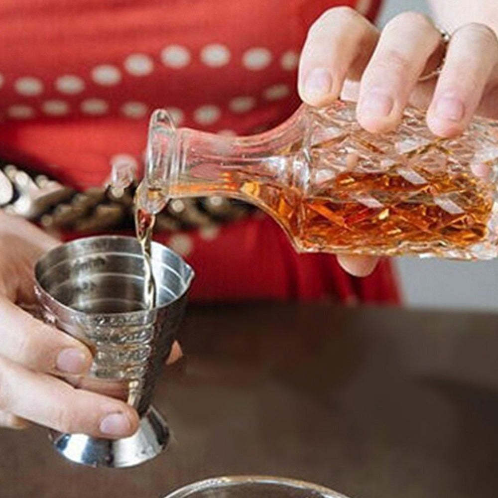 Stainless Steel Cocktail Measure Cup-Wine and Whiskey Decanter