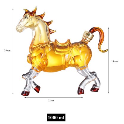 Horse Shaped Liquor Decanter-Wine and Whiskey Decanter