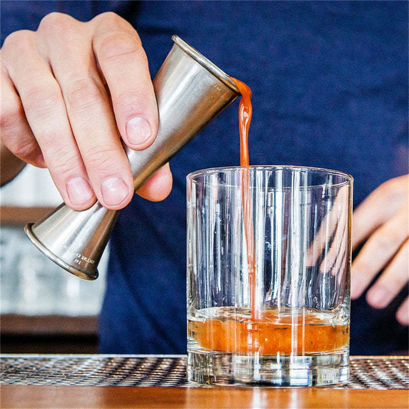 Cocktail Bar Jigger-Wine and Whiskey Decanter