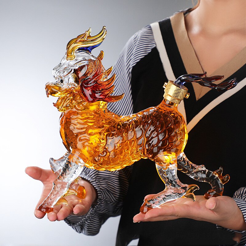 Kirin Shaped Liquor Decanter-Wine and Whiskey Decanter