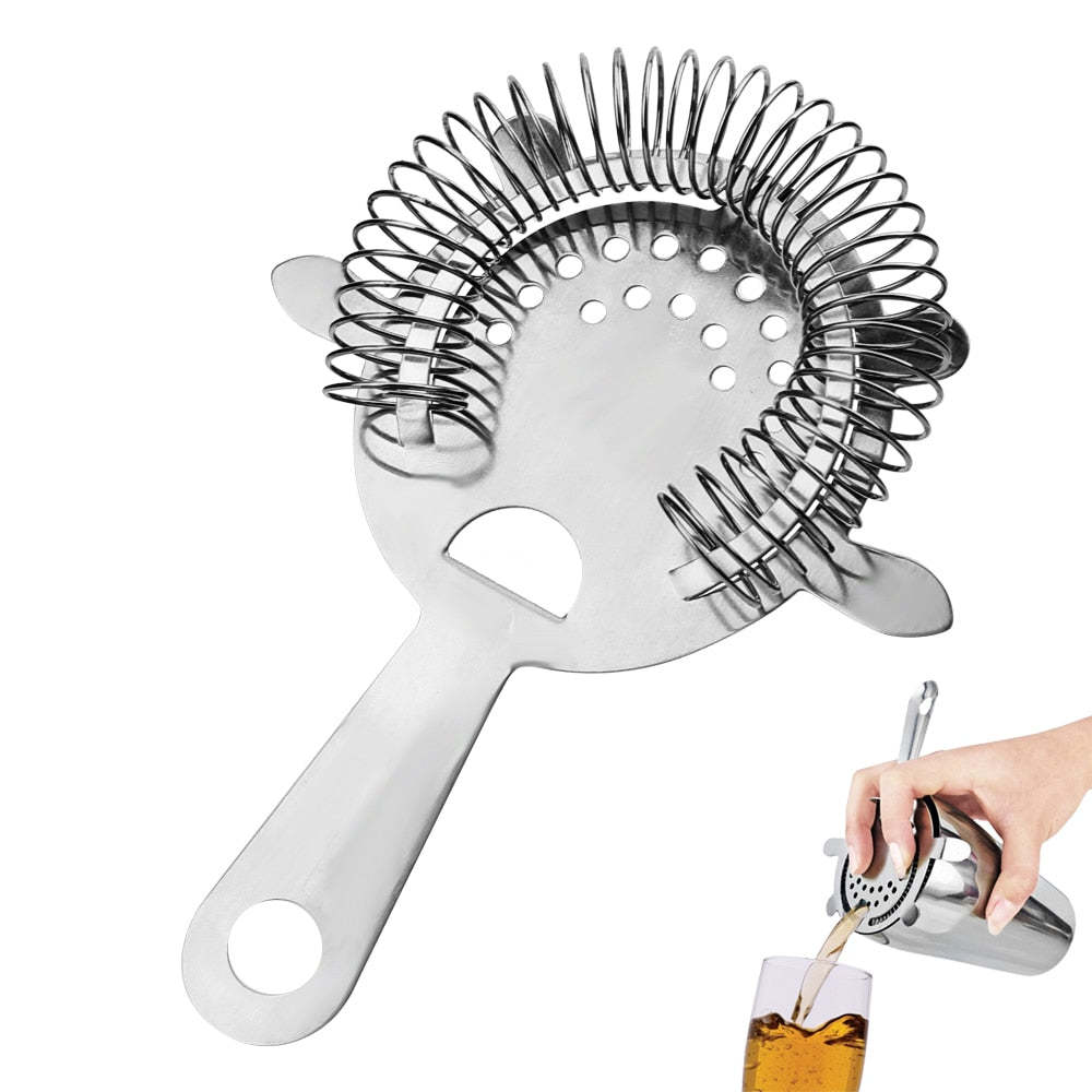 Spring Bar Strainer-Wine and Whiskey Decanter