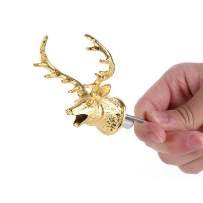 Deer Head Wine Pourer-Wine and Whiskey Decanter