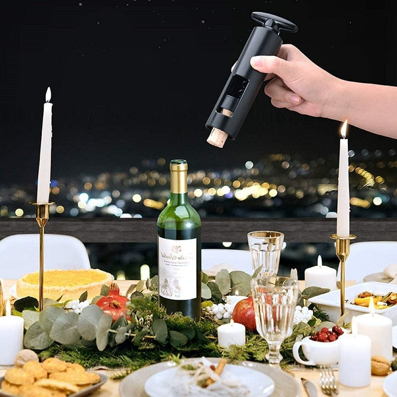 Wine Bottle Opener Foil Cutter Corkscrews Set-Wine and Whiskey Decanter