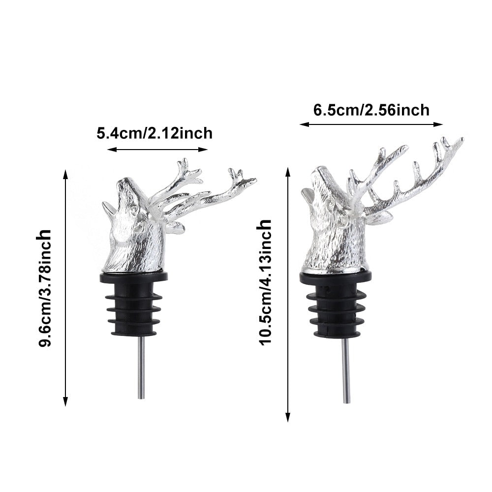 Deer Head Wine Pourer