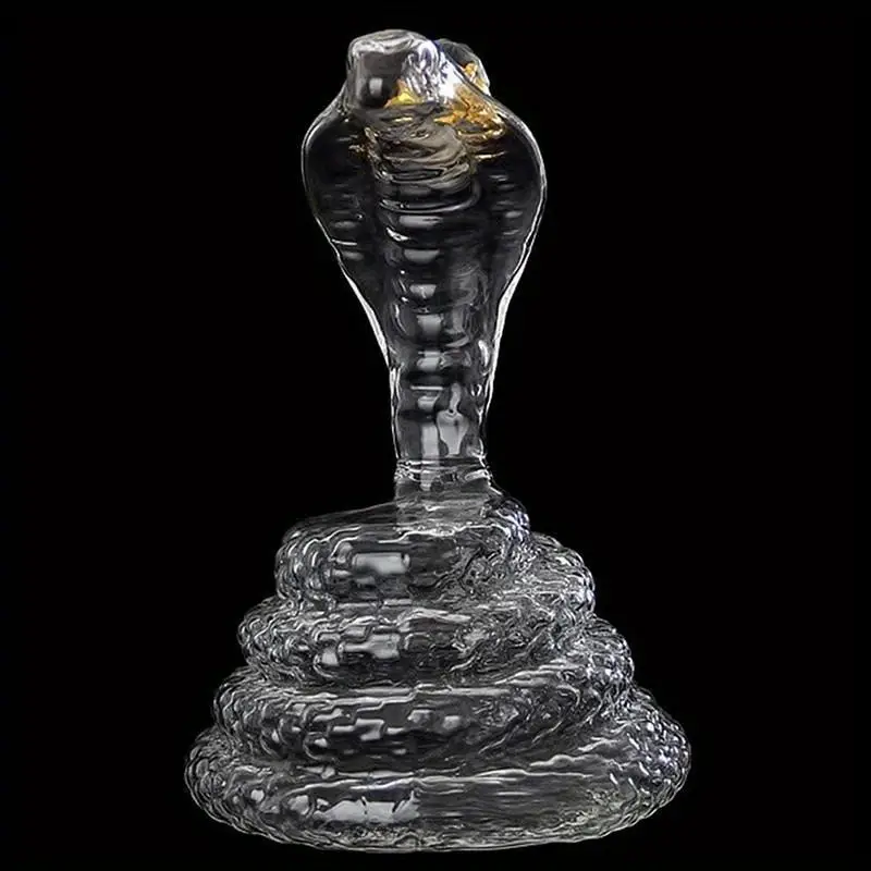 Snake Shaped Clear Whiskey Wine Decanter
