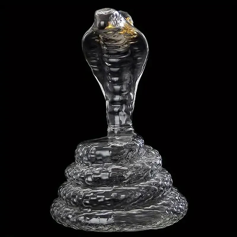 Snake Shaped Clear Whiskey Wine Decanter