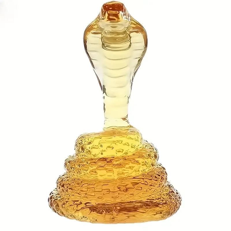 Snake Shaped Clear Whiskey Wine Decanter
