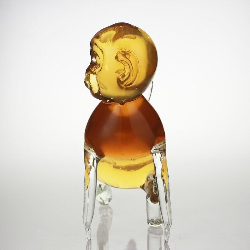 Monkey Shaped Glass Decanter