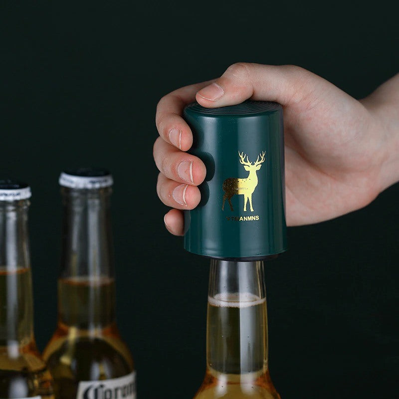 Creative Magnetic Automatic Beer Bottle Opener-Wine and Whiskey Decanter