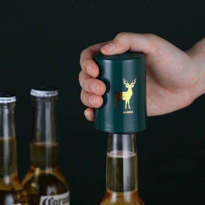Creative Magnetic Automatic Beer Bottle Opener-Wine and Whiskey Decanter