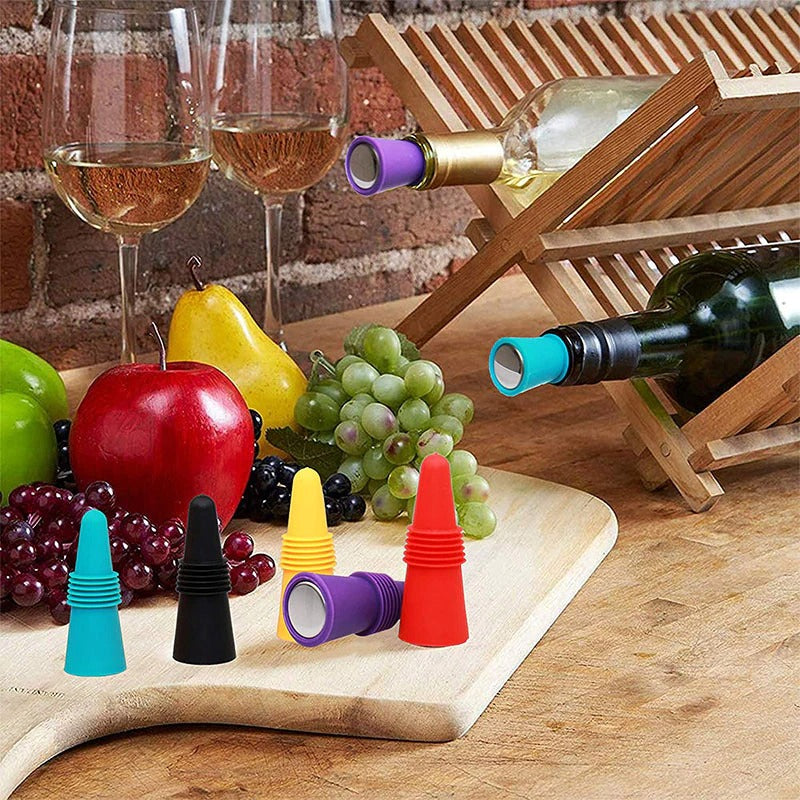 Silicone Wine And Beverage Bottle Cap-Wine and Whiskey Decanter