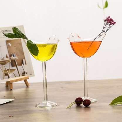 Bird Shaped Cocktail Glass-Wine and Whiskey Decanter