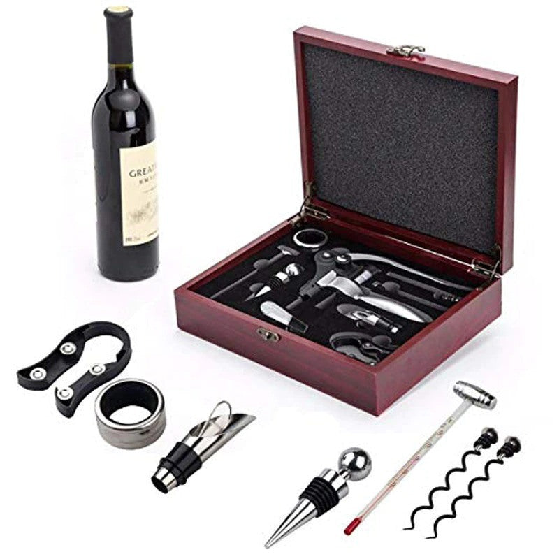 Stainless Steel Bottle Opener-Wine and Whiskey Decanter