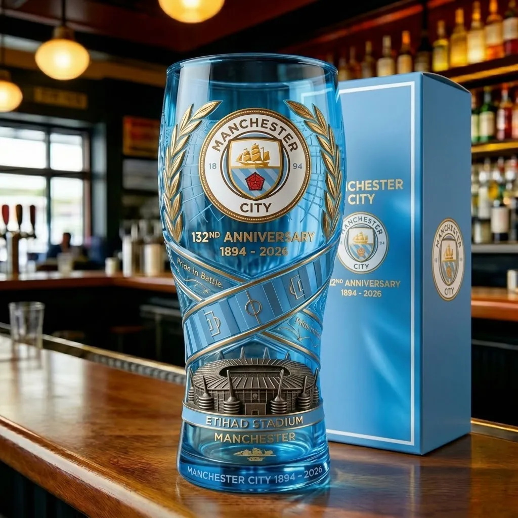 Football Club Anniversary Edition Glass 