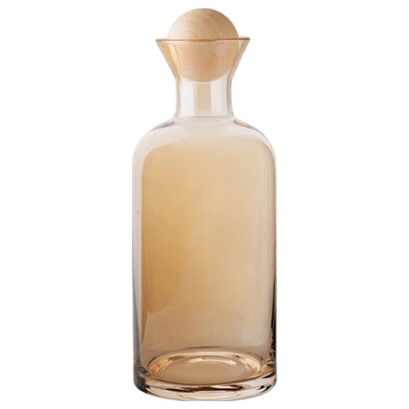 Golden Glass Drink Decanter-Wine and Whiskey Decanter