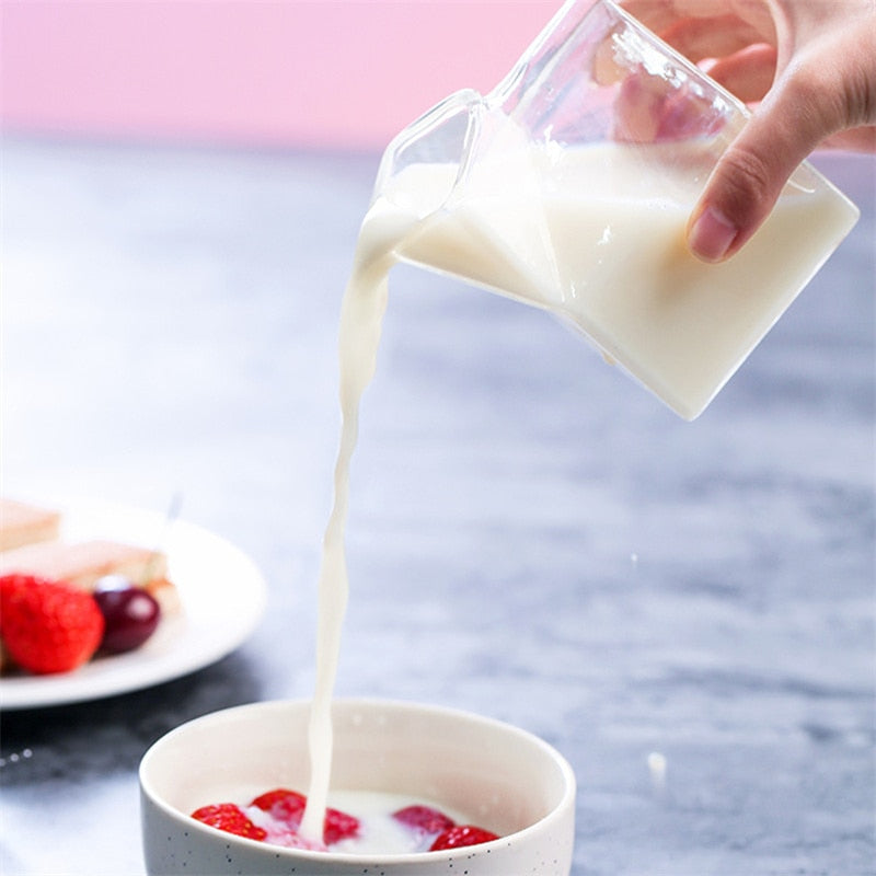 Milk Box Glass Cup-Wine and Whiskey Decanter