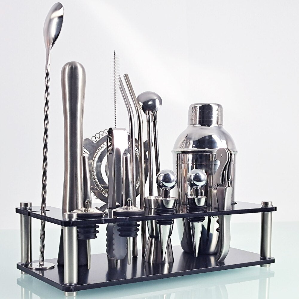 Mixology Craft Cocktail Set-Wine and Whiskey Decanter