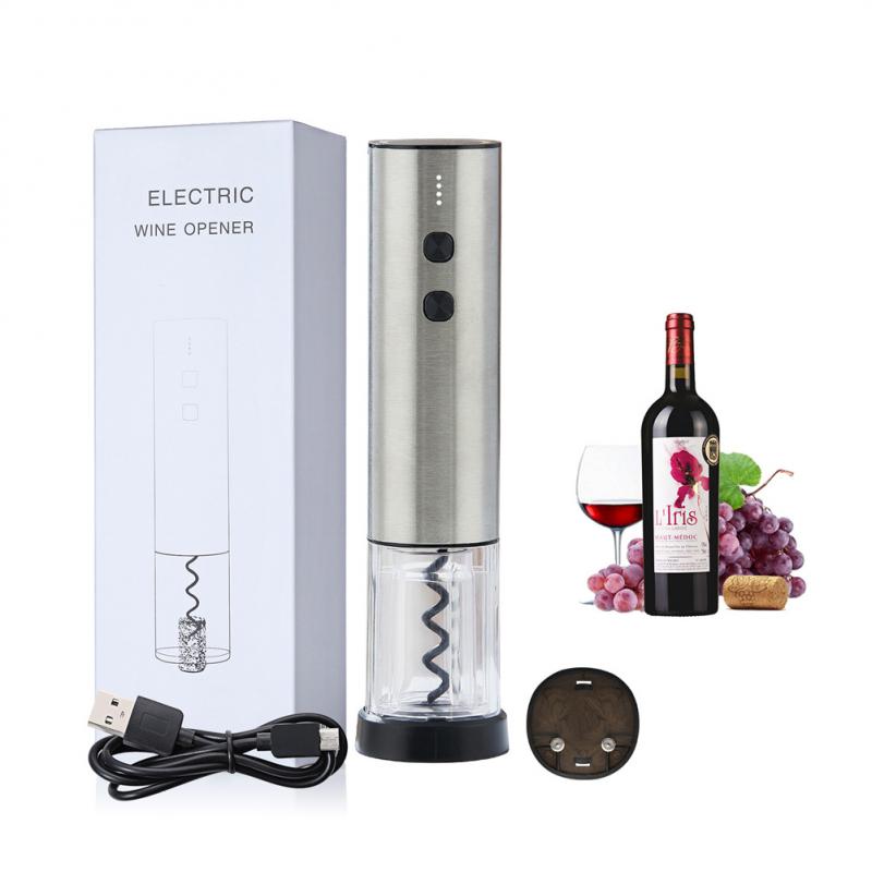 Rechargeable Wine Corkscrew-Wine and Whiskey Decanter
