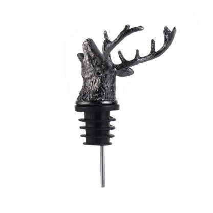 Deer Head Wine Pourer-Wine and Whiskey Decanter