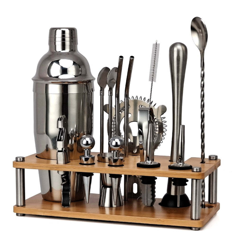 Steel Mixology Shaker-Wine and Whiskey Decanter