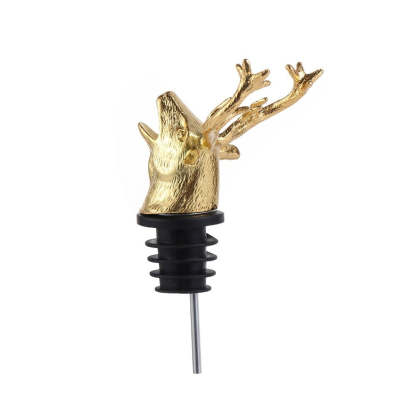 Deer Head Wine Pourer-Wine and Whiskey Decanter