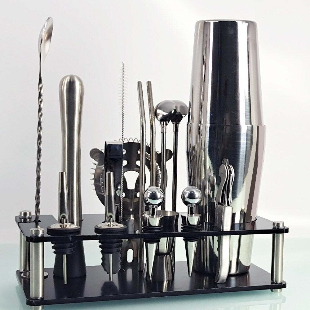 Mixology Craft Cocktail Set-Wine and Whiskey Decanter