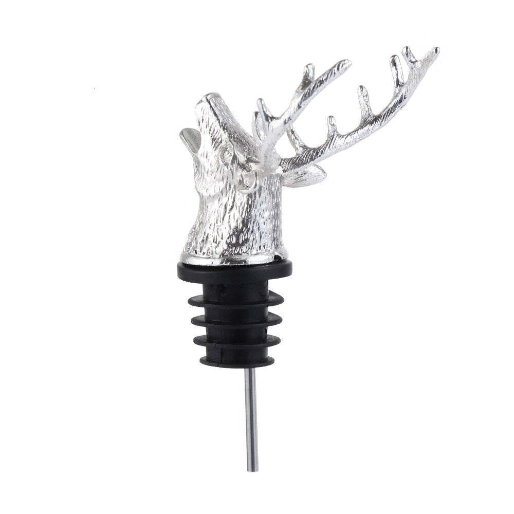 Deer Head Wine Pourer-Wine and Whiskey Decanter