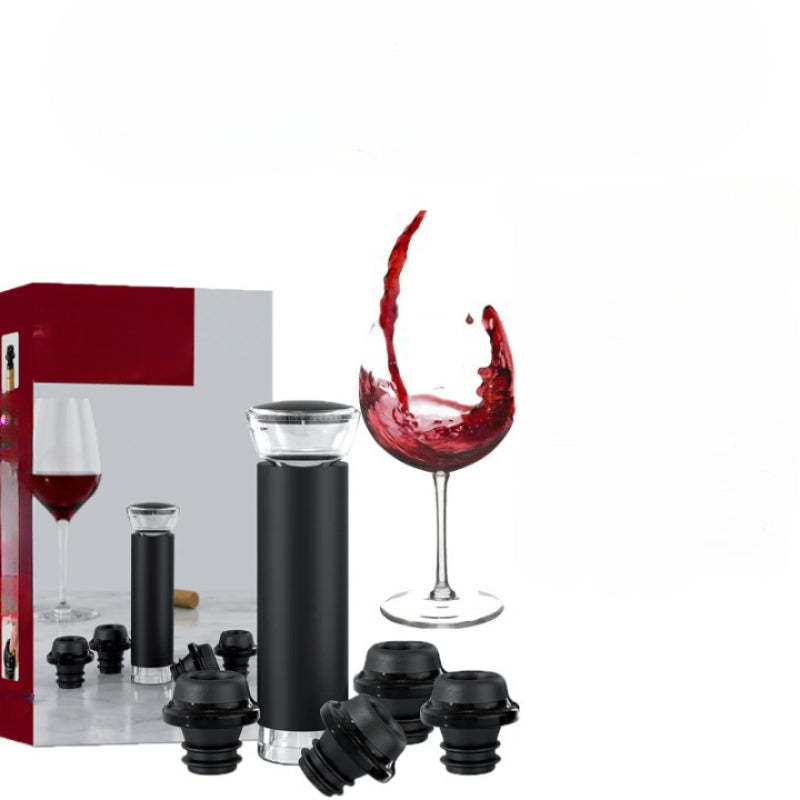 Wine Bottle Vacuum Stopper-Wine and Whiskey Decanter