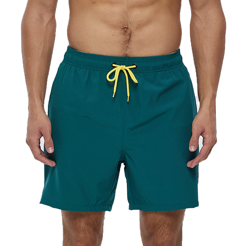 Mid Length Quick Dry Swim Shorts-Waves And Trunks