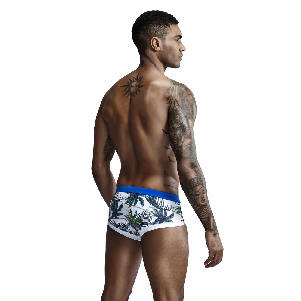 Tropical Leaves String Summer Brief-Waves And Trunks