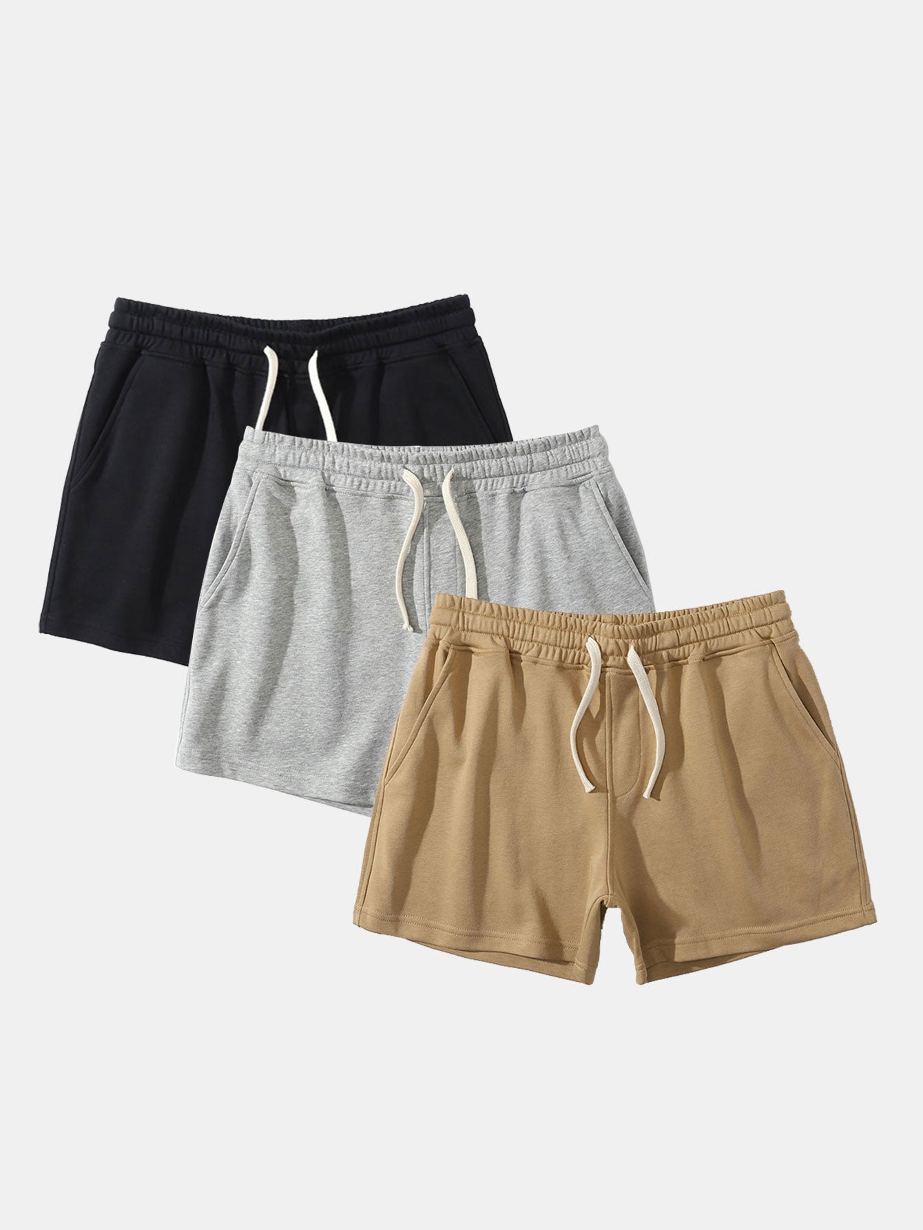 Pack Of 3 Jersey Shorts-Waves And Trunks