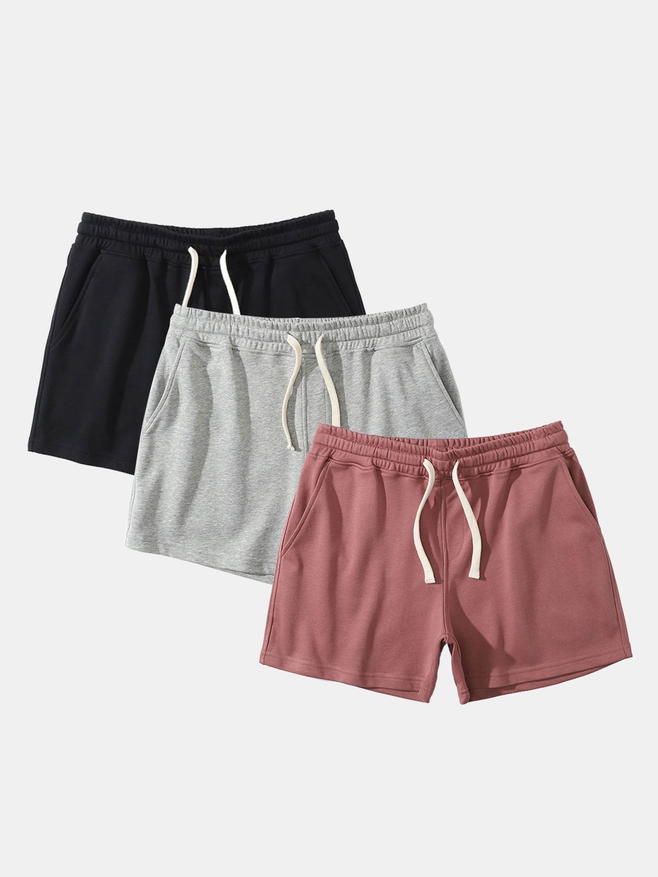 Pack Of 3 Jersey Shorts-Waves And Trunks
