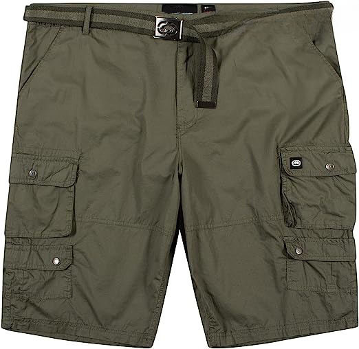 Cargo Shorts With Belt-Waves And Trunks